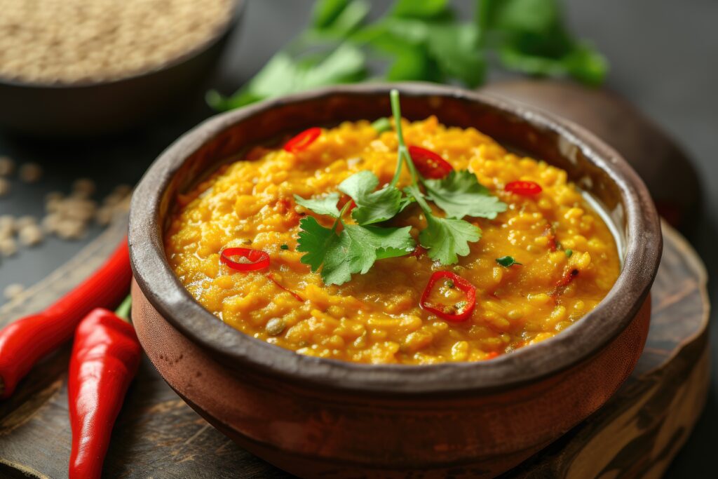 Alimentação ayurvédica- Dahl de lentilha vermelha