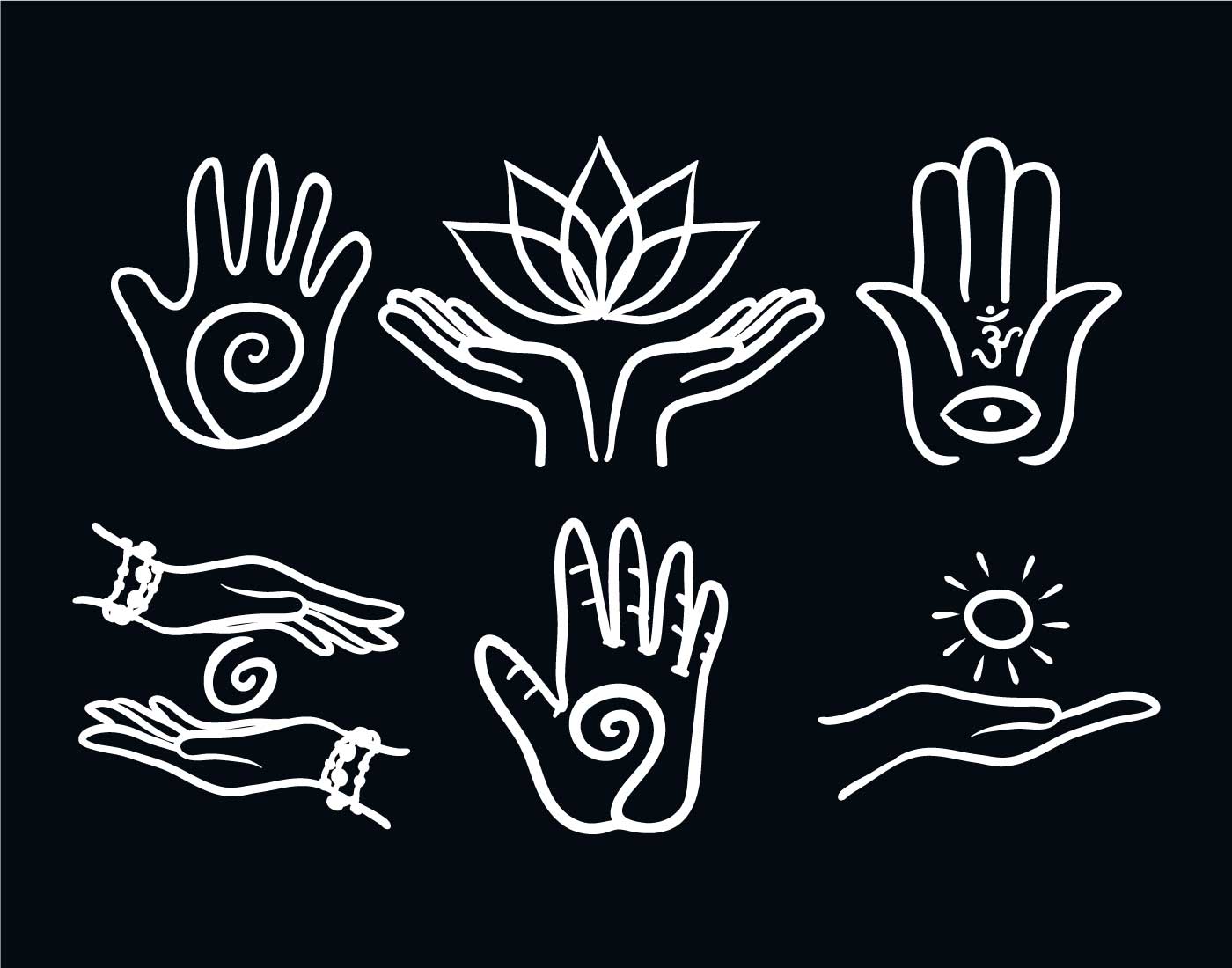 ilustração de reiki